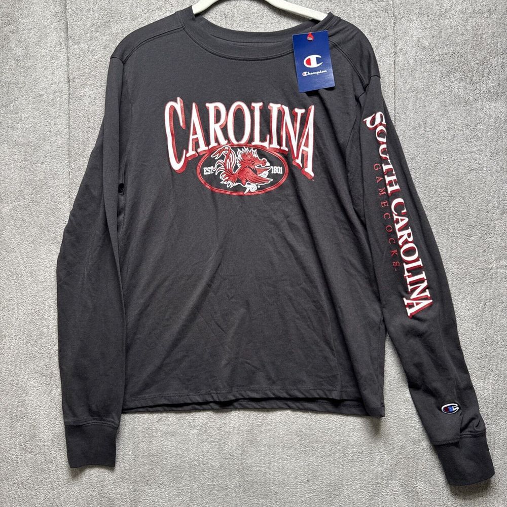 South Carolina Gamecocks Shirt Mens M Champion Long Sleeve Rare Graphic‎ Sample